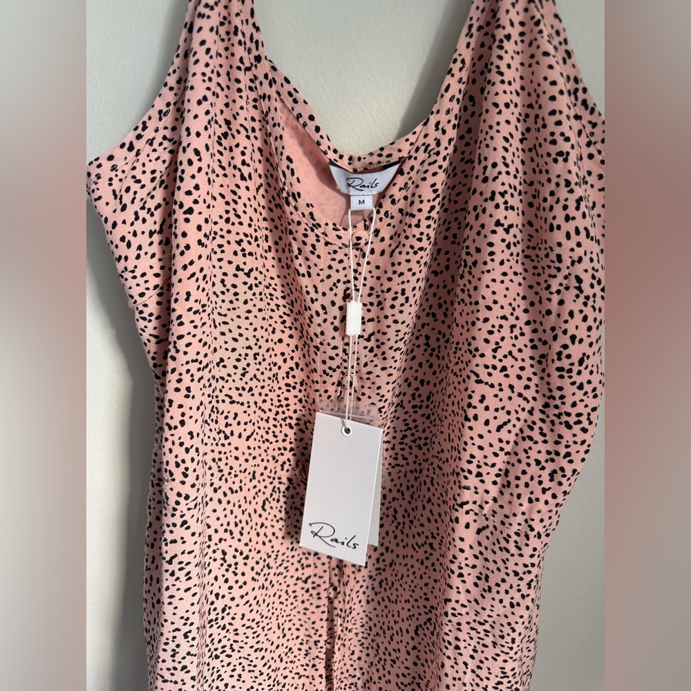 Rails Pink and Black Patterned Dress
